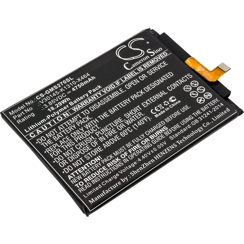 CS-GMS270SL : Battery for Gigaset GS270 - Replaces Gigaset V30145-K1310-X464