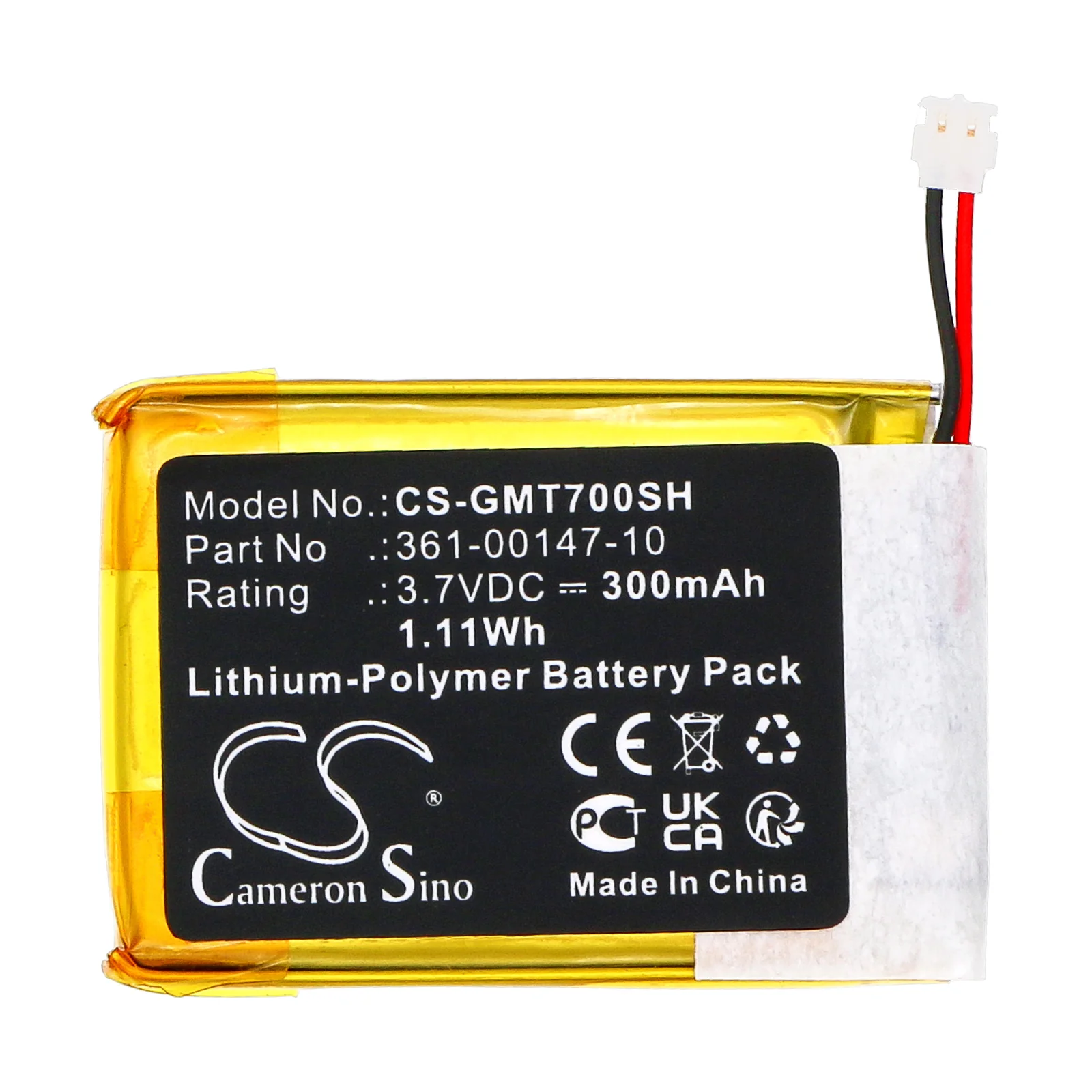 CS-GMT700SH : Battery for Garmin Tactix 7, fenix 7X - Replaces Garmin 361-00147-10 - Image 2