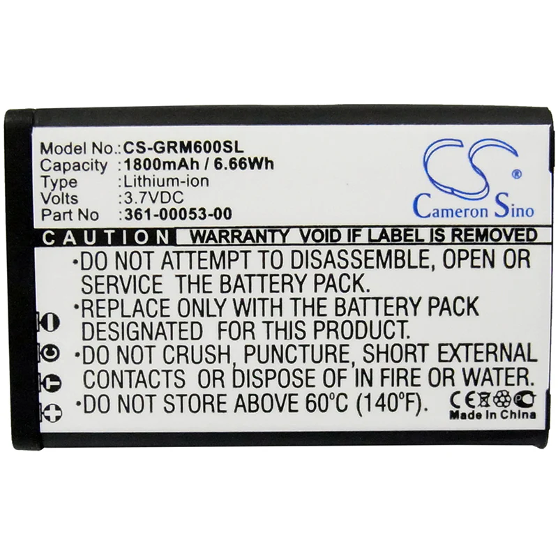 CS-GRM600SL : Battery for Garmin Montana 600, Montana 600T, Montana 650 and others - Replaces Garmin 361-00053-00, 010-11599-00, 010-11654-03 and others - Image 5