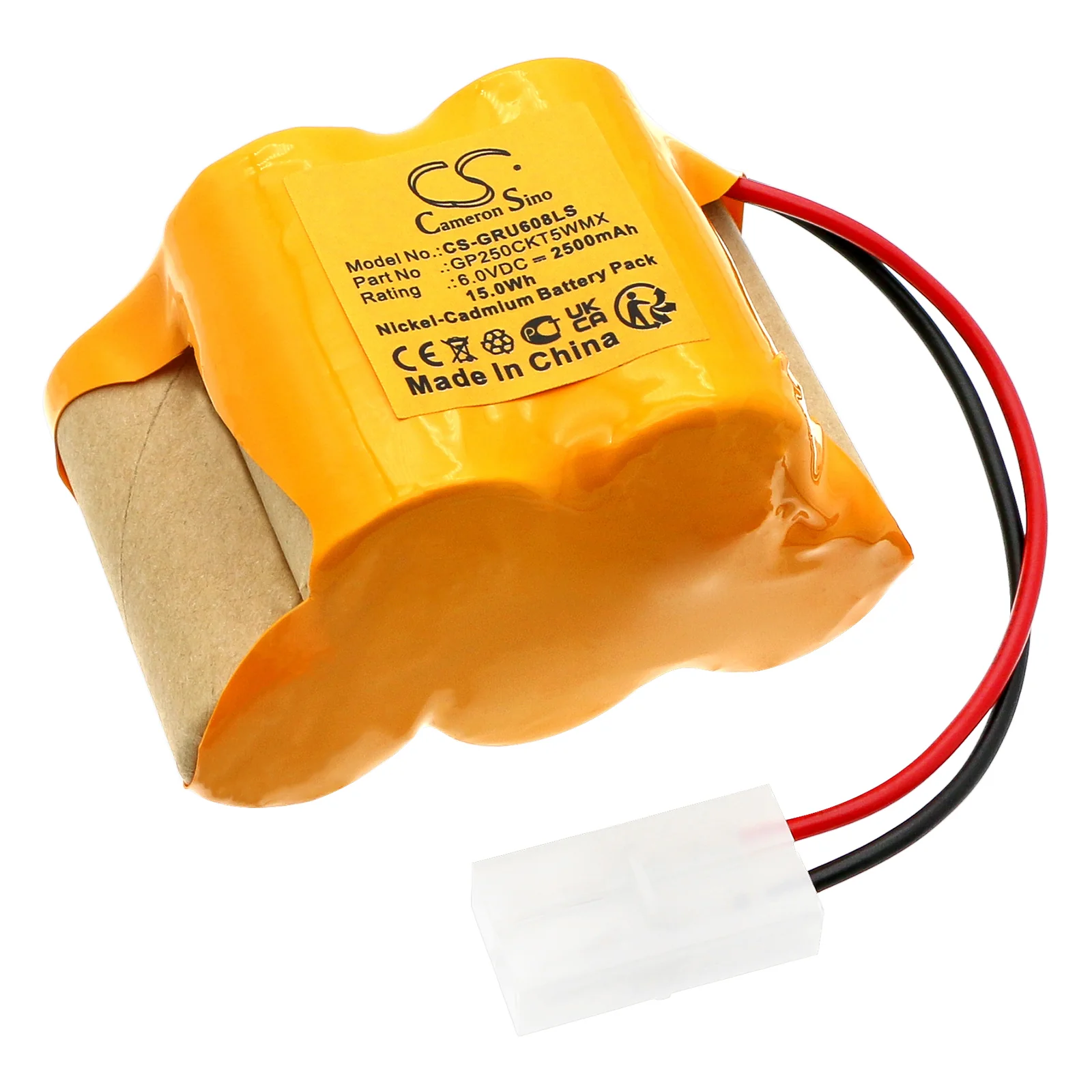CS-GRU608LS : Battery for Legrand 608-92 - Replaces Legrand GP250CKT5WMX, 5KRMT 26/50 - Image 4