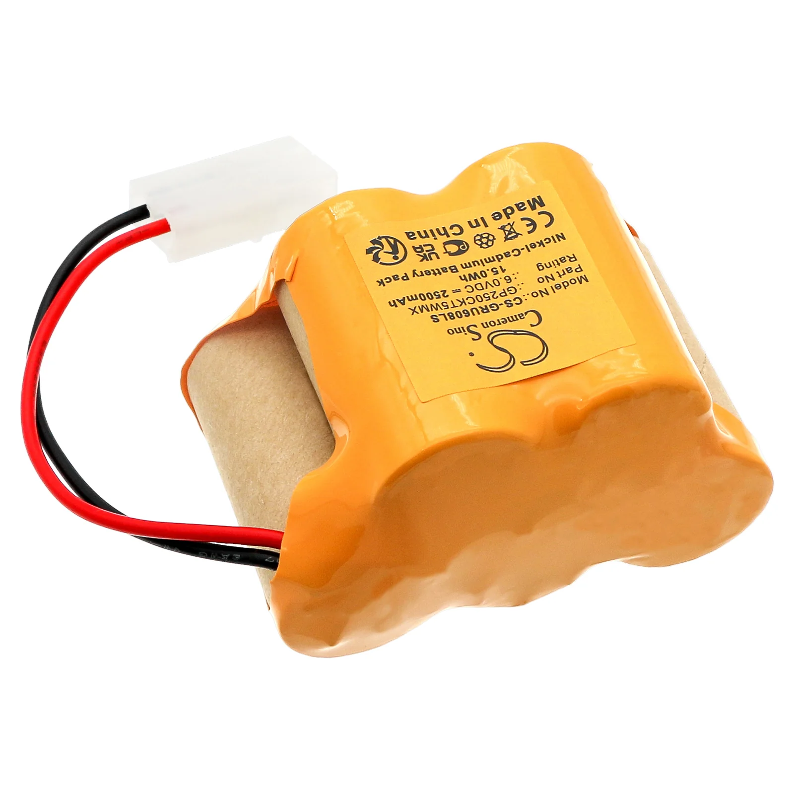 CS-GRU608LS : Battery for Legrand 608-92 - Replaces Legrand GP250CKT5WMX, 5KRMT 26/50 - Image 5