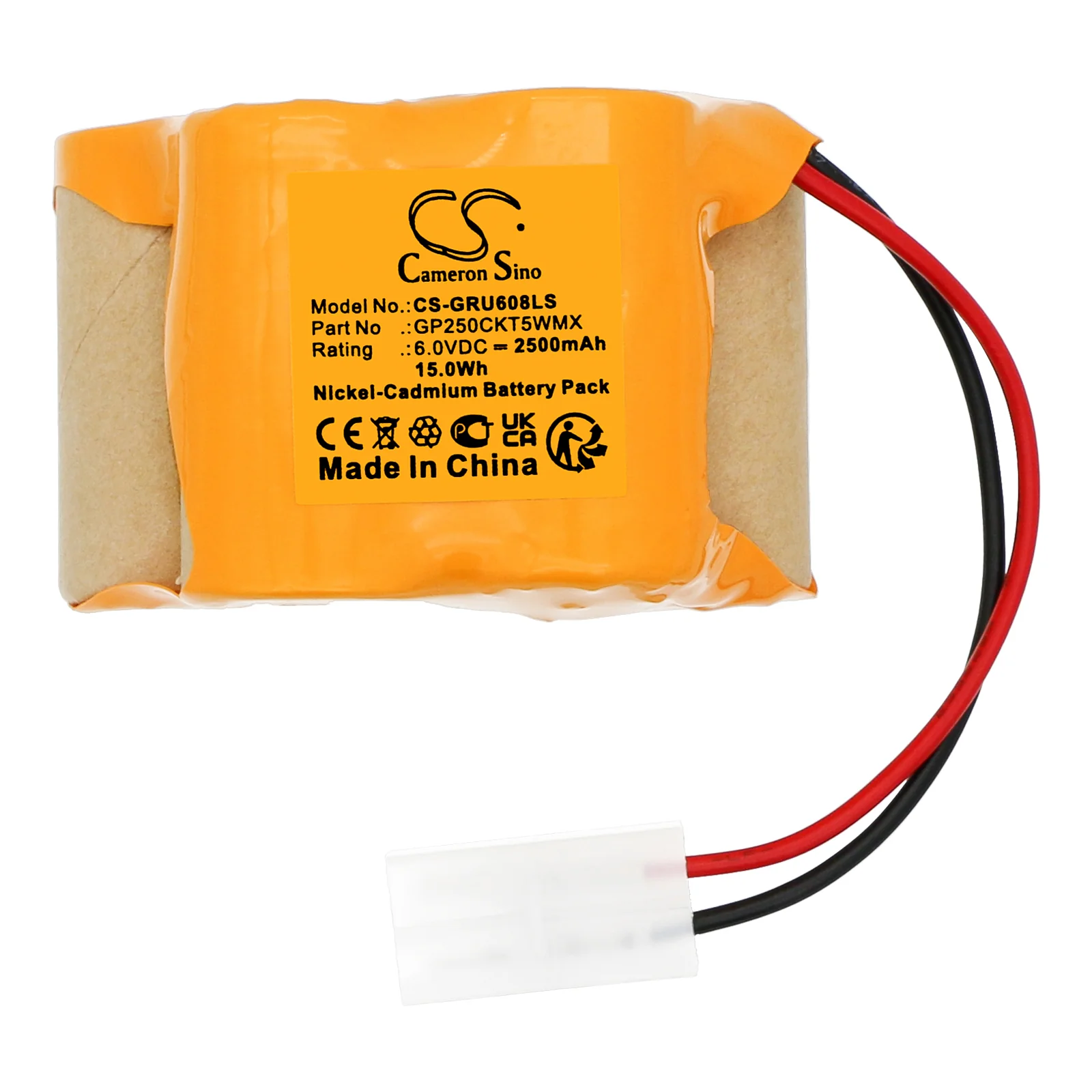 CS-GRU608LS : Battery for Legrand 608-92 - Replaces Legrand GP250CKT5WMX, 5KRMT 26/50 - Image 7