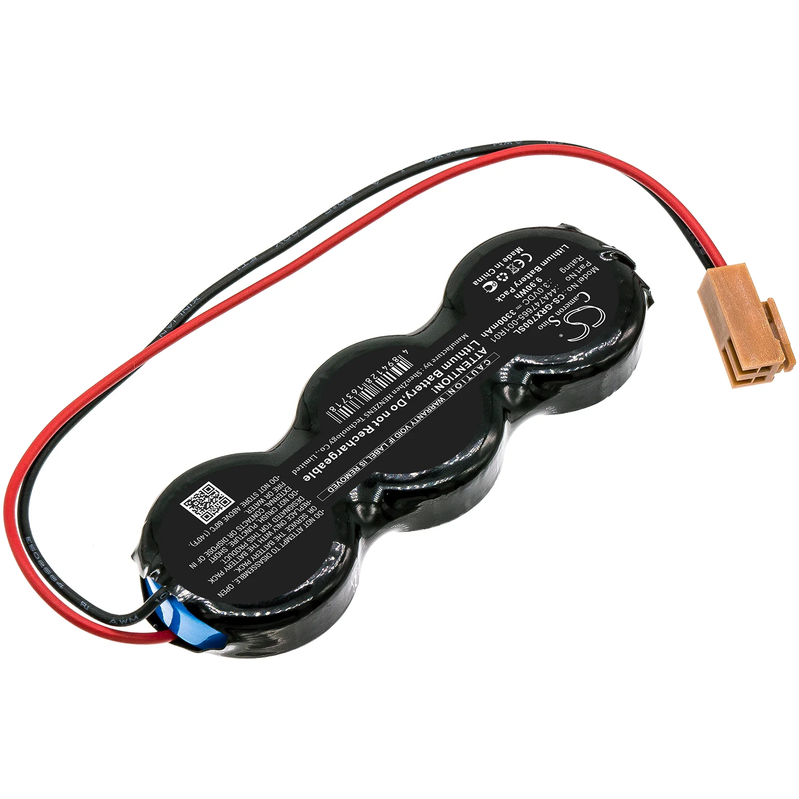 CS-GRX700SL : Battery for GE Fanuc RX7i, RX3i, FANUCIC698CPE010 Cap Systems and others - Replaces GE 44A747665-001R01, 44A747665-001R02, 44A747665-001R03 and others - Image 2