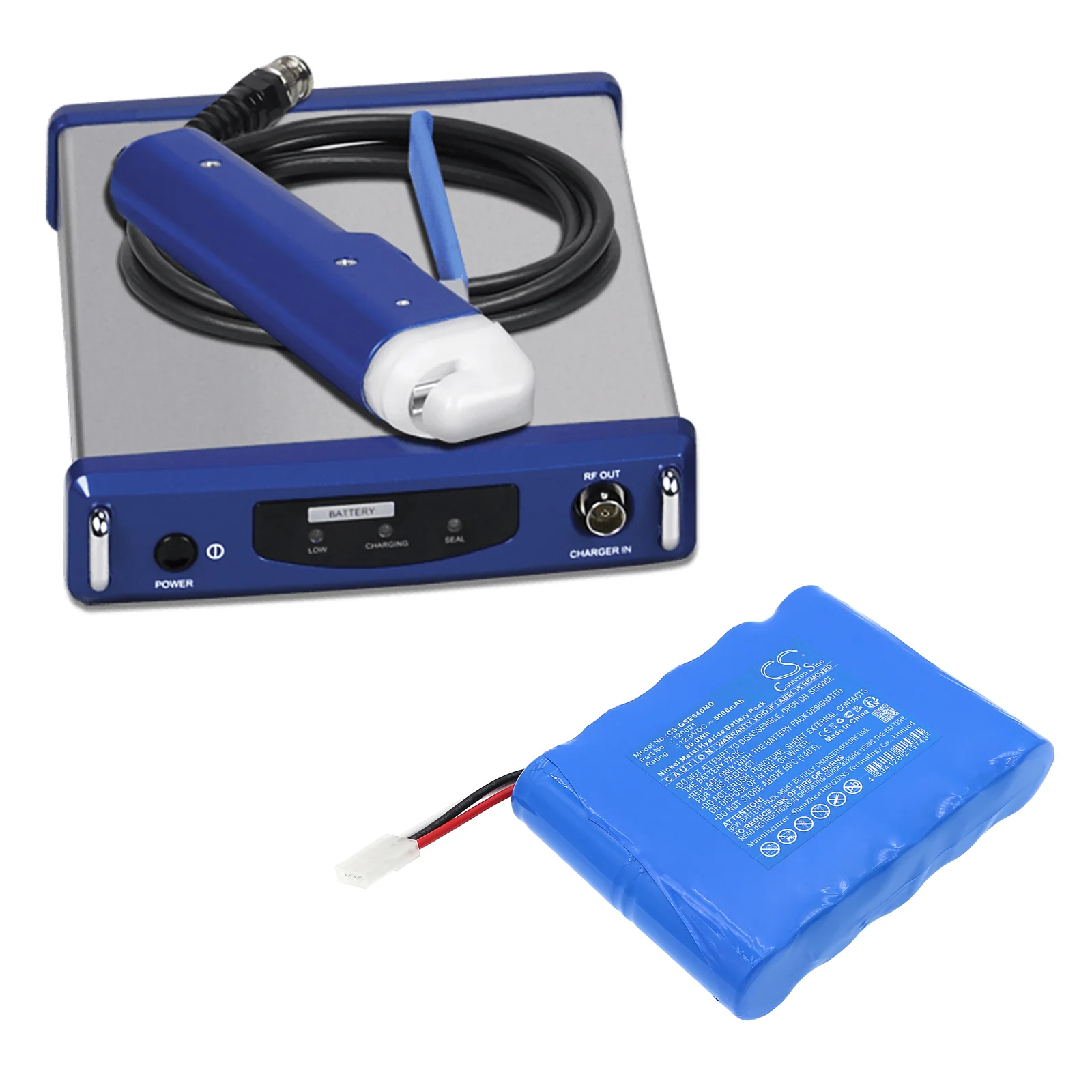 CS-GSE640MD : Battery for Genesis Sealer Rapid Seal SE640 - Replaces Genesis 120001, BN123A