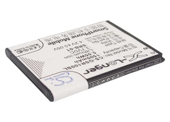 CS-GSR100SL : Battery for GSmart Rio R1 - Replaces GSmart SRB-01 - Image 2