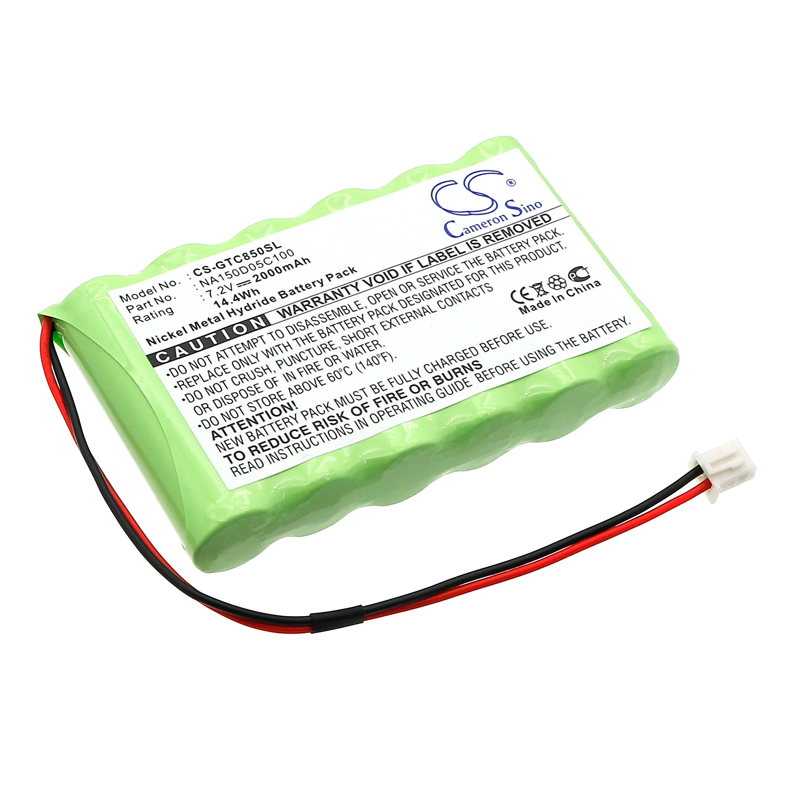 CS-GTC850SL : Battery for Graetz TC850B, TC850C - Replaces Graetz NA150D05C100 - Image 3