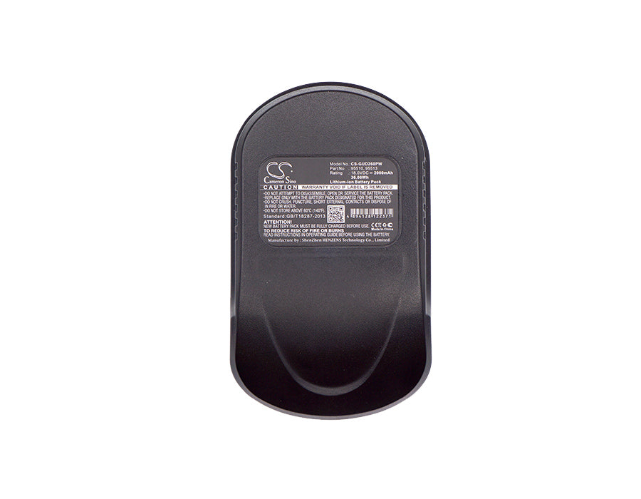 CS-GUD260PW : Battery for Gude GHS 520 18 Li-ion, GLB 200 18 Li-Ion, GRT 260 18 Li-ion - Replaces Gude 95510, 95513, 95514 and others - Image 3