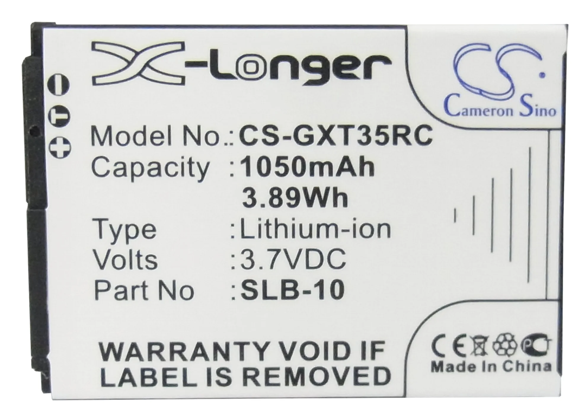 CS-GXT35RC : Battery for Trust Trust GXT 35, GXT 35 Wireless Laser Gaming Mouse - Replaces Trust SLB-10 - Image 5