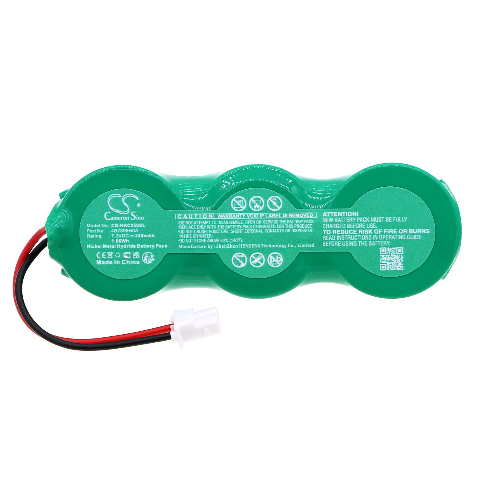 CS-HAC250SL : Battery for Honda Accord, Civic Alarm Siren - Replaces Honda GP250BVH X6, 4B7905B1D, 4B7898H0A and others - Image 3
