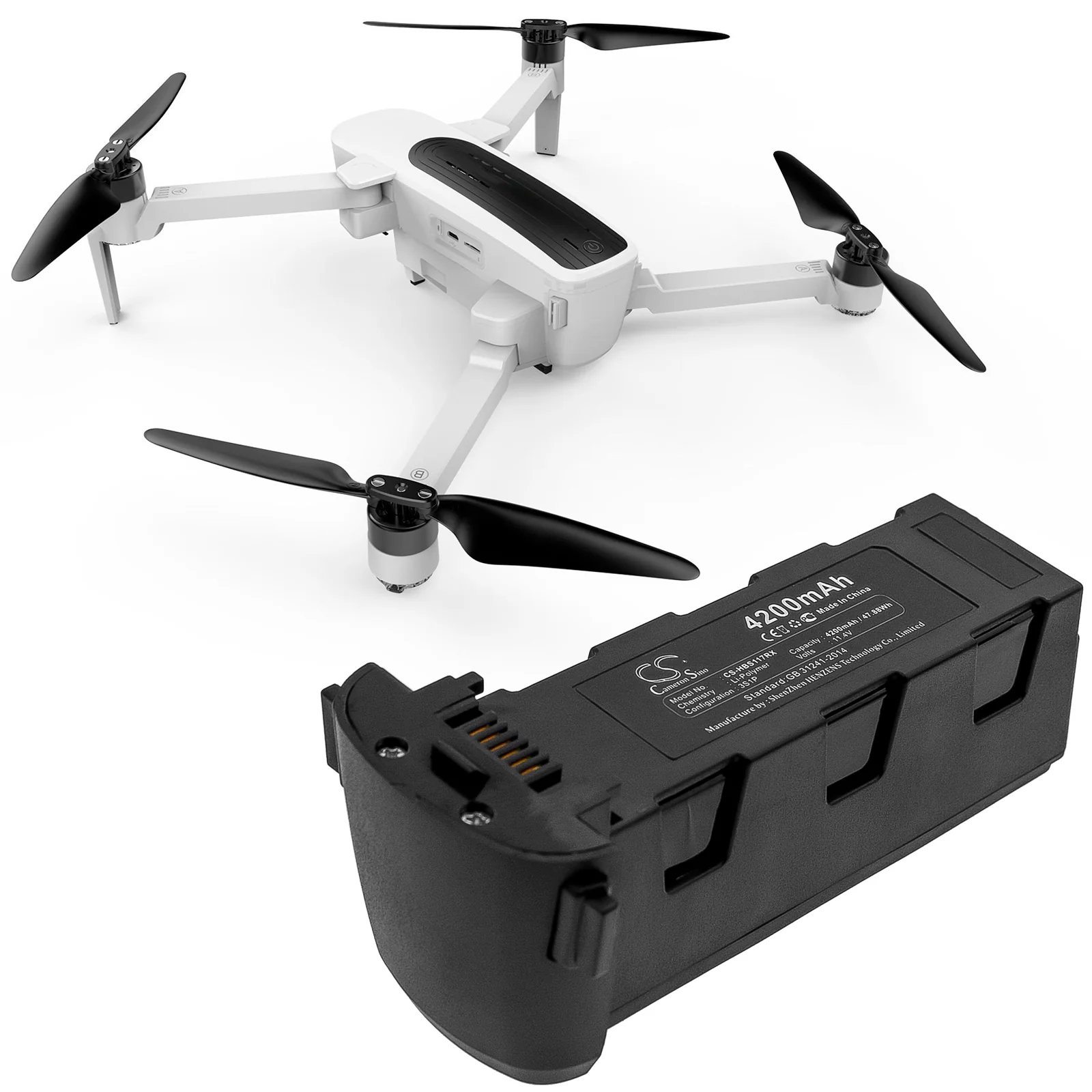CS-HBS117RX : Battery for Hubsan Zino H117S, Zino Pro - Image 6