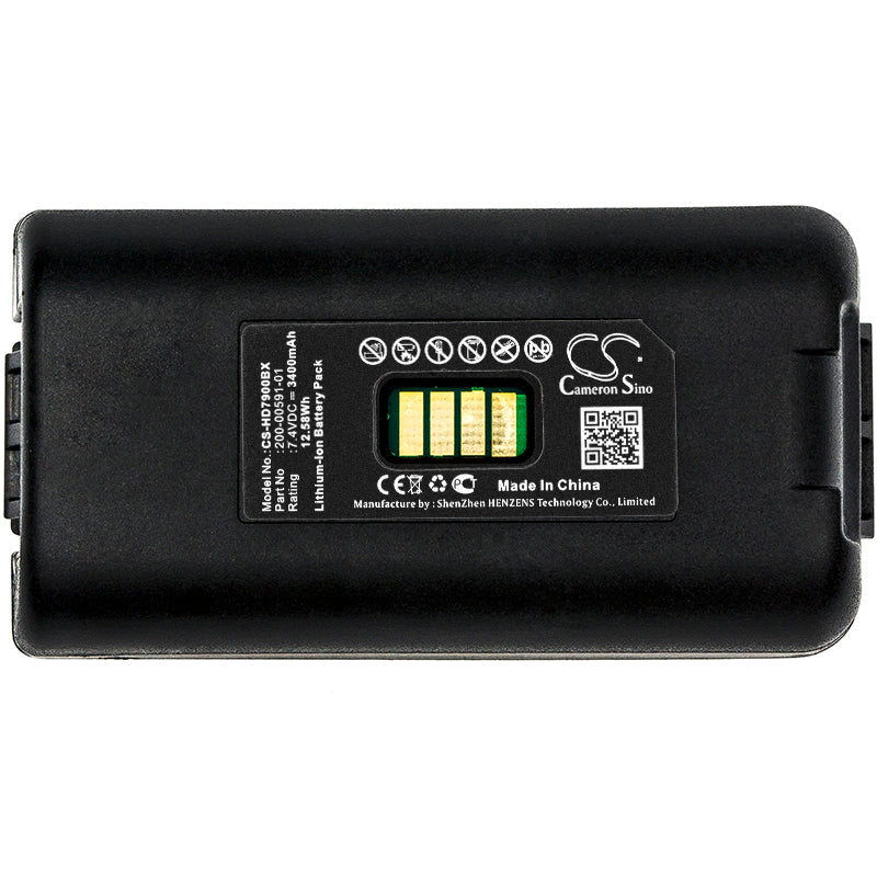 CS-HD7900BX : Battery for Reed S86 - Replaces Dolphin 200-00591-01, 20000591-01, 200002586 and others - Image 3