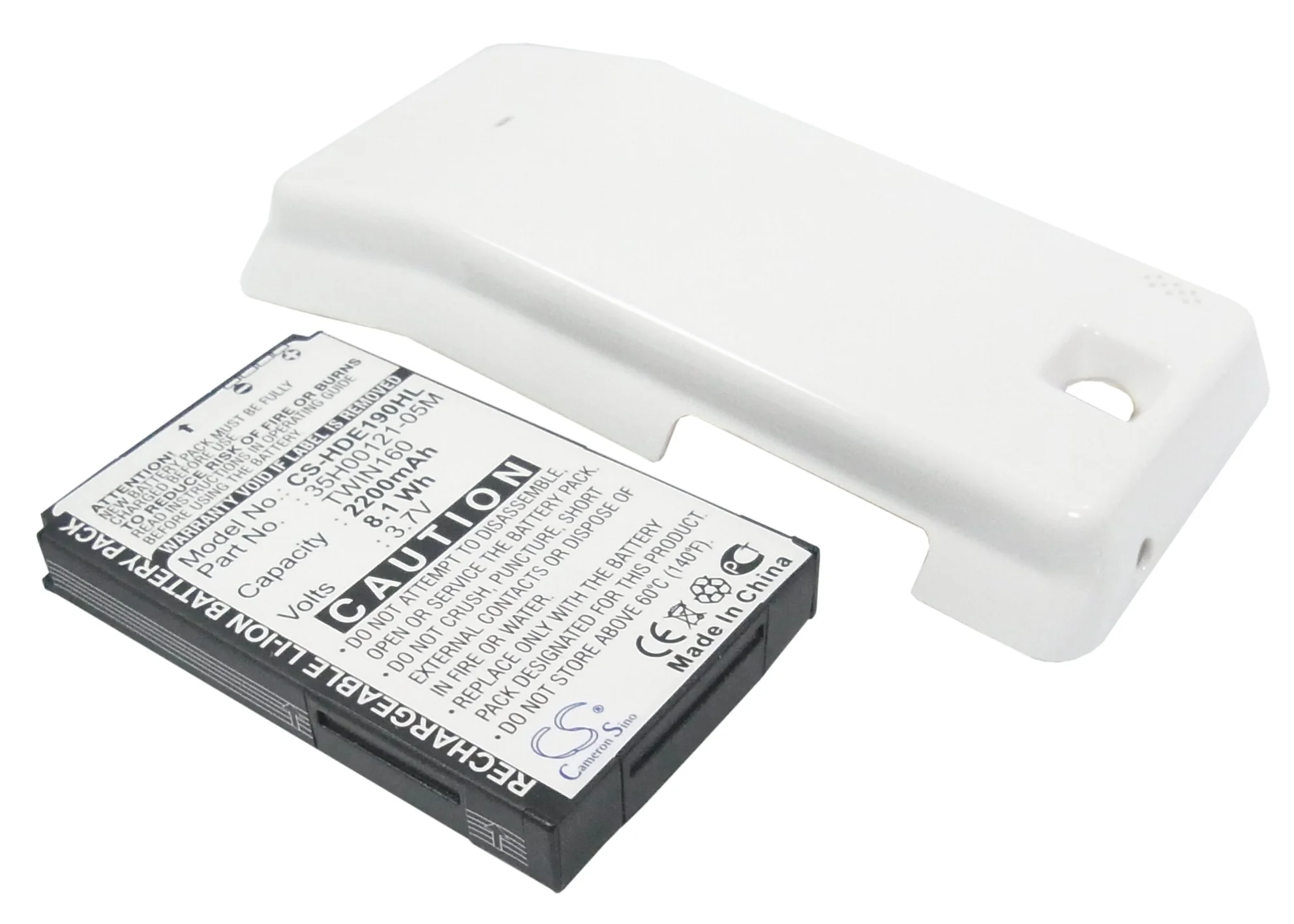 CS-HDE190HL : Battery for T-Mobile G2 Touch - Replaces HTC TWIN160, 35H00121-05M, BA S380