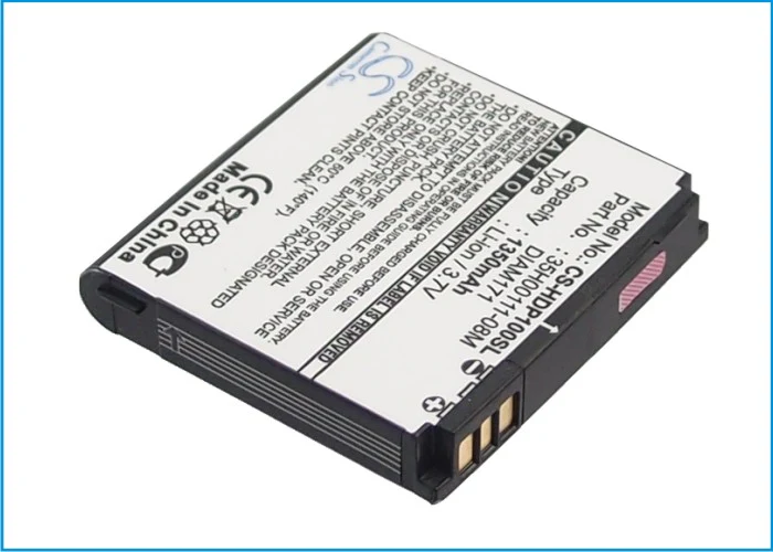 CS-HDP100SL : Battery for T-Mobile MDA Vario IV - Replaces T-Mobile DIAM171, 35H00111-08M, 35H00111-06M - Image 2