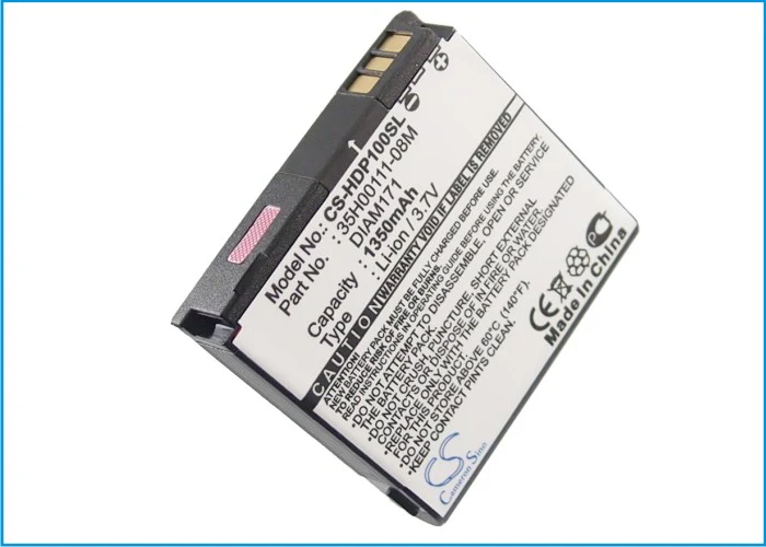 CS-HDP100SL : Battery for T-Mobile MDA Vario IV - Replaces T-Mobile DIAM171, 35H00111-08M, 35H00111-06M - Image 5