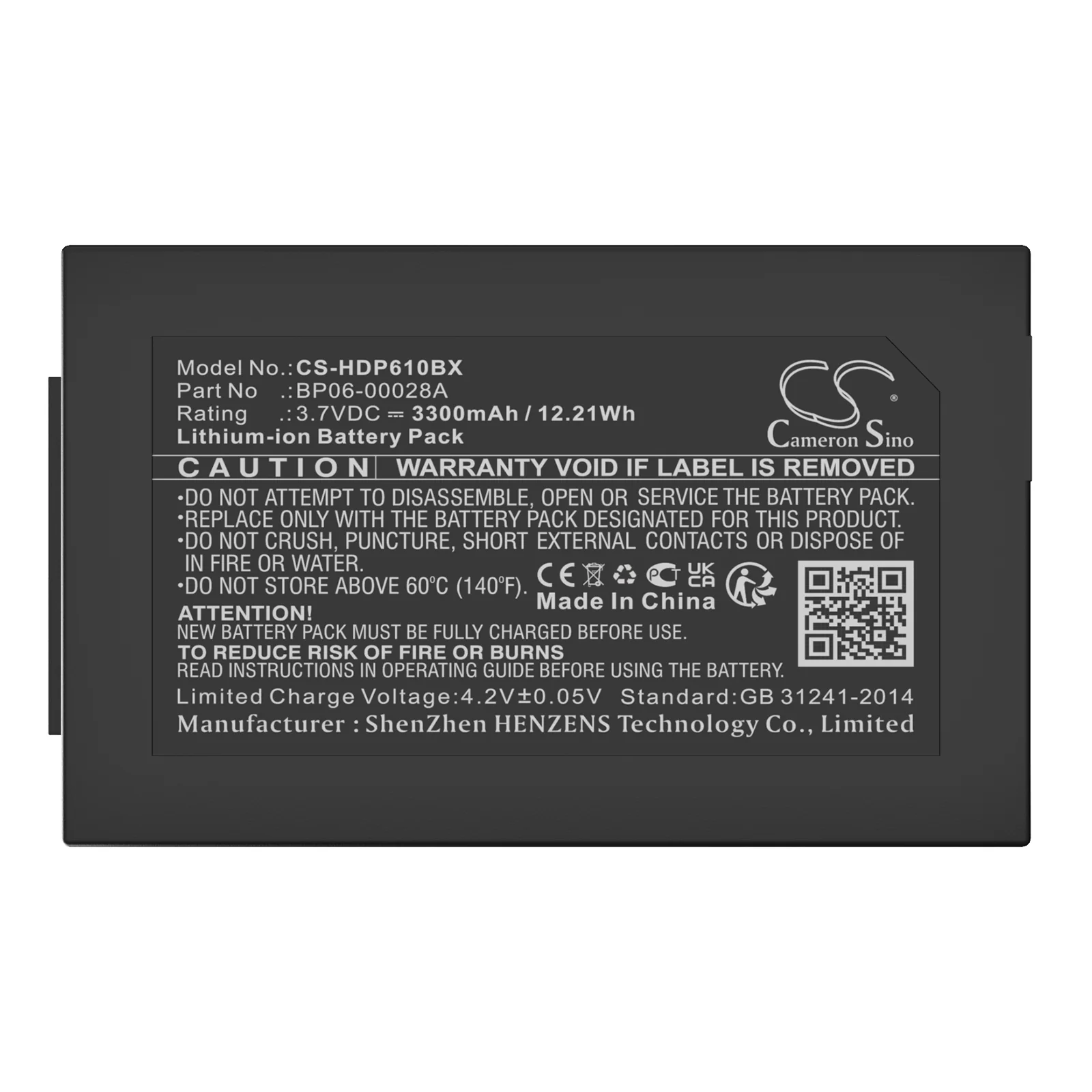 CS-HDP610BX : Battery for Honeywell ScanPal 5100, Dolphin 6500, Dolphin 6110 and others - Replaces Honeywell BP06-00028A, 6000-TESC, 6000-BTSC and others - Image 5