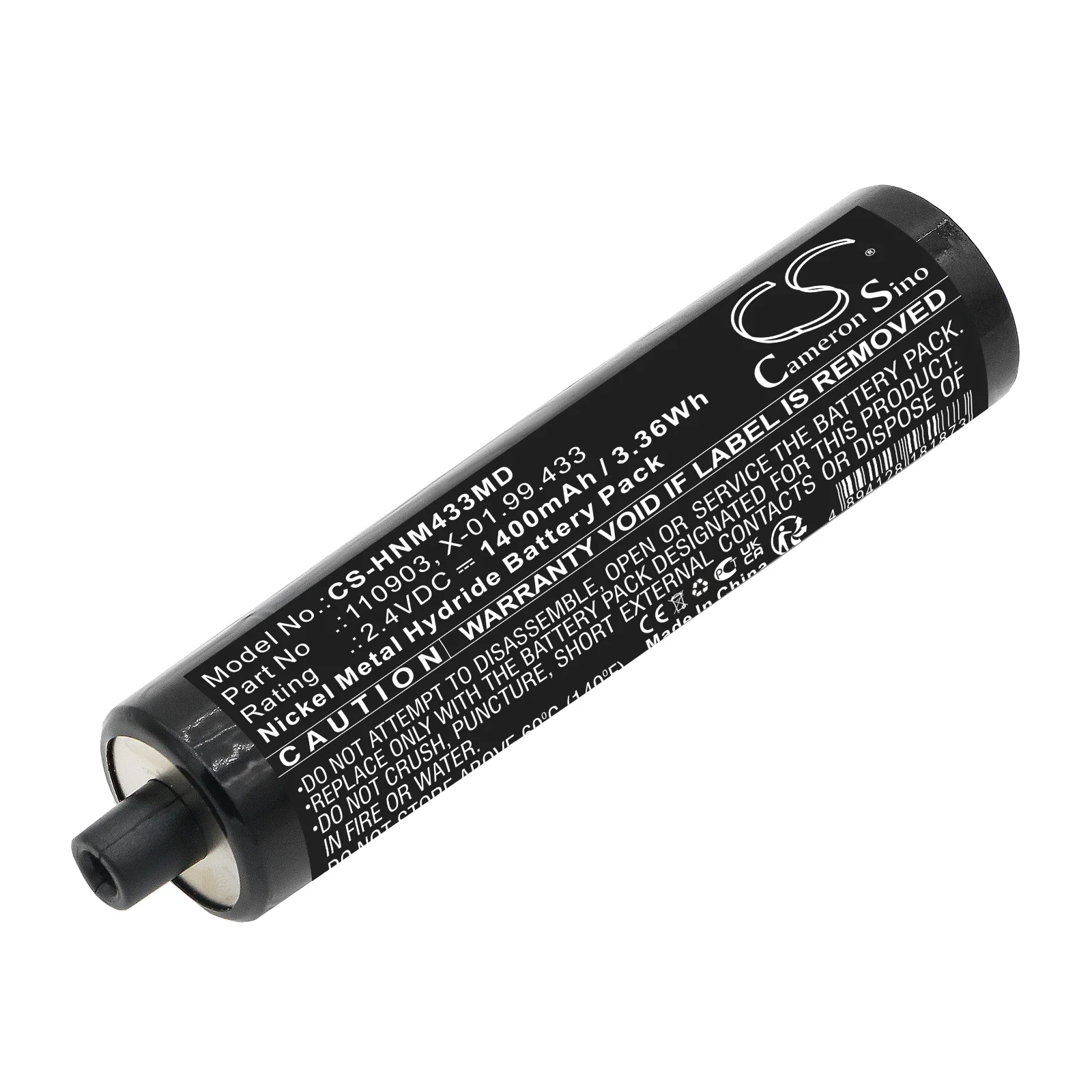 CS-HNM433MD : Battery for Heine NicaTron, Nicatron NC, Nicatron N - Replaces Heine 110903, X-01.99.433