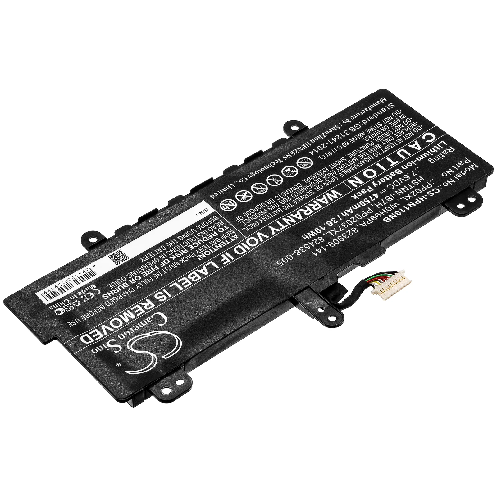 CS-HPN110NB : Battery for HP Pavilion 11-S001TU, Pavilion 11-S003TU, Pavilion 11-S002TU - Replaces HP PP02XL, 823909-141, 824538-005 and others - Image 4