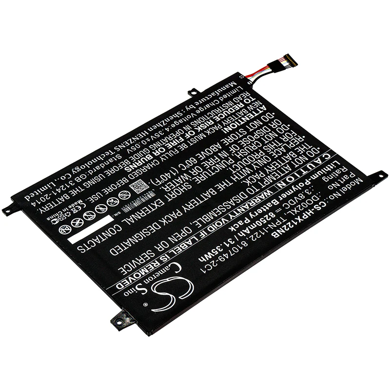 CS-HPX122NB : Battery for HP Pavilion X2 10-J014TU, K2N77PA, Pavilion X2 10 and others - Replaces HP 810749-421, B10985-005, DO02XL and others - Image 2