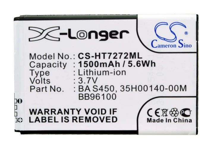 CS-HT7272ML : Battery for T-Mobile G2 - Replaces T-Mobile BA S450, 35H00140-00M, 35H00140-01M - Image 5