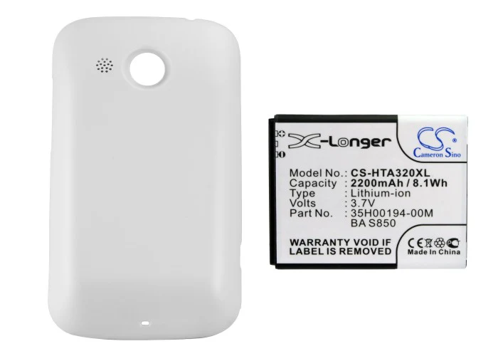 CS-HTA320XL : Battery for HTC Desire C, A320E - Replaces HTC BA S850, 35H00194-00M, 99H10905-00 and others - Image 5