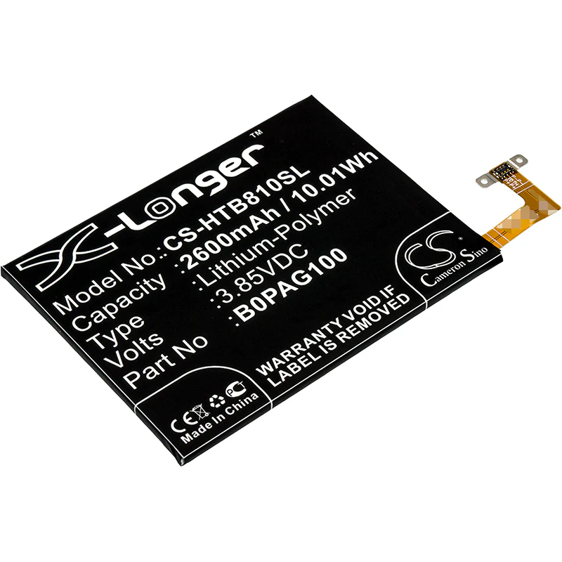CS-HTB810SL : Battery for HTC Butterfly 2, B810X, HTL23 - Replaces HTC B0PAG100, BOPAG100, 35H00223-00M - Image 4