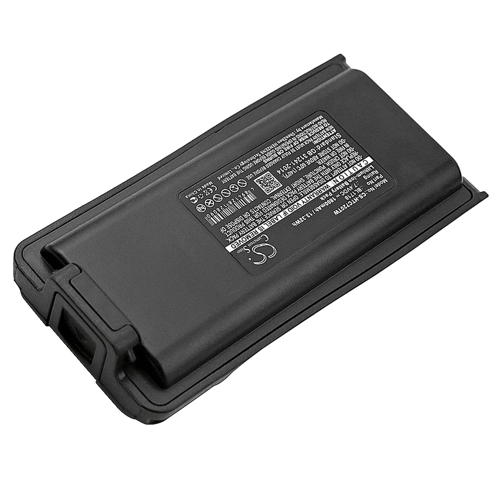 CS-HTC720TW : Battery for Tytera TC-720S, TC3000G, TC700G - Replaces Tytera BL1718 - Image 2