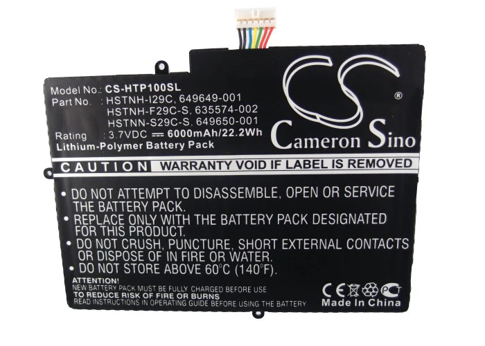 CS-HTP100SL : Battery for HP TouchPad 10 - Replaces HP HSTNH-I29C, HSTNH-F29C-S, 635574-001 and others - Image 5