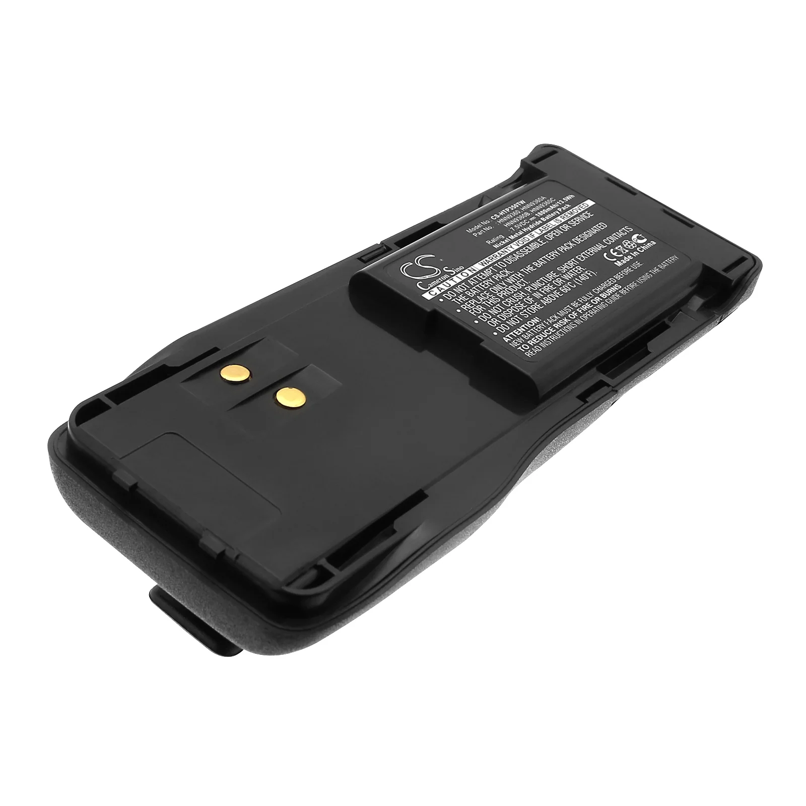 CS-HTP350TW : Battery for Motorola GP350 - Replaces Motorola HNN9360, HNN9360A, HNN9360B and others