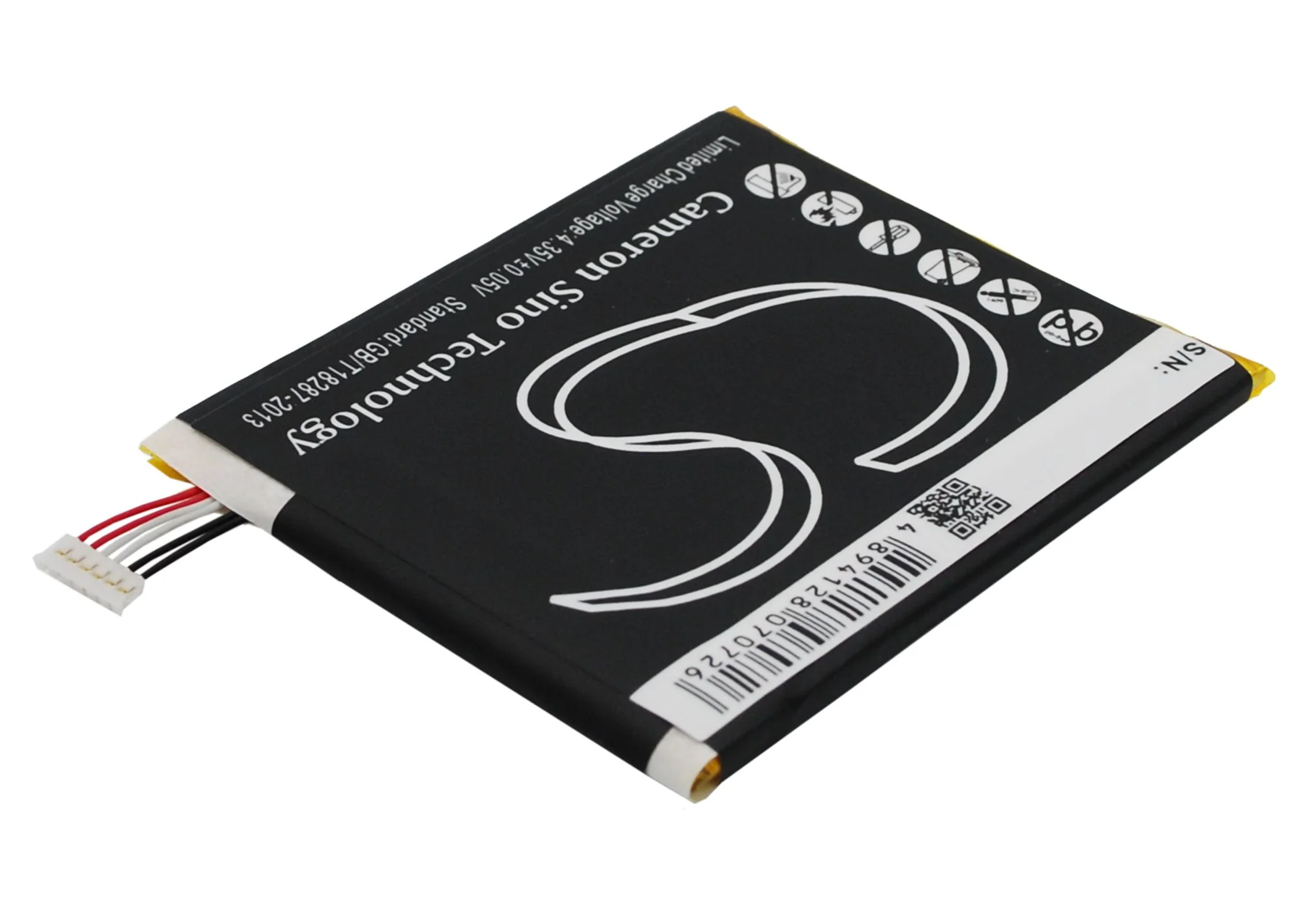 CS-HTX720SL : Battery for HTC One XL, Edge, Evita and others - Replaces HTC BJ75100, 35H00188-00M, 35H00188-00P and others - Image 5