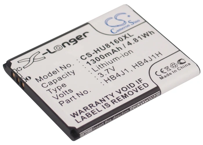 CS-HU8160XL : Battery for Vodafone 845, 858, 858 Smart and others - Replaces T-MOBILE HB4J1, HB4J1H