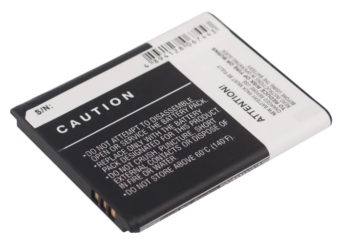 CS-HU8160XL : Battery for Vodafone 845, 858, 858 Smart and others - Replaces T-MOBILE HB4J1, HB4J1H - Image 3