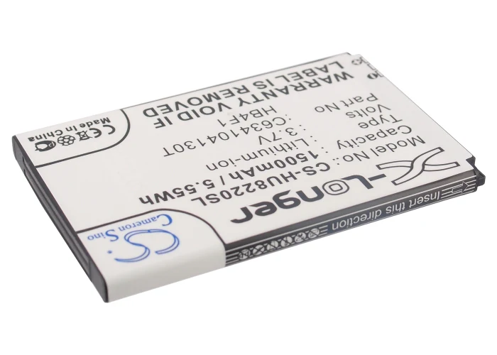 CS-HU8220SL : Battery for Lenovo A1, LePhone 3G W100, LePhone W100 and others - Replaces Lenovo B5765620003, BL161 - Image 2