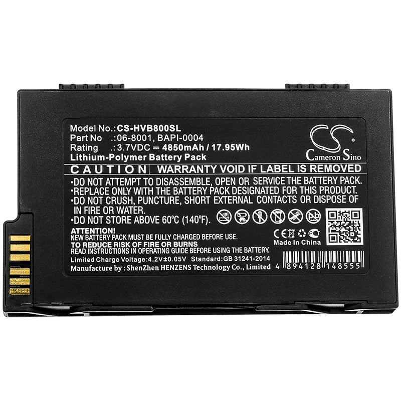 CS-HVB800SL : Battery for HumanWare BrailleNote, VoiceNote Apex - Replaces HumanWare 06-8001, BAPI-0004 - Image 3