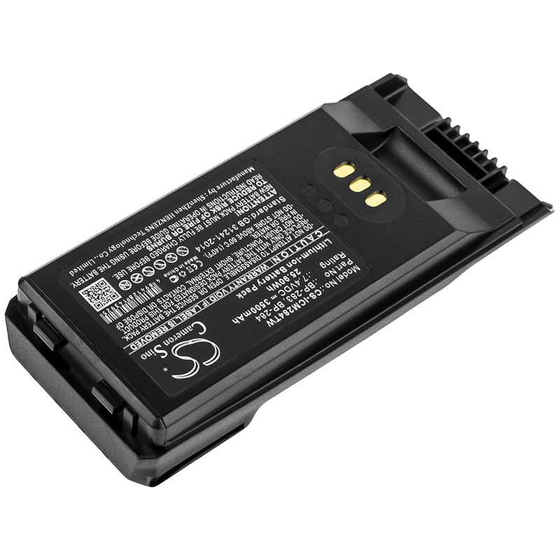 CS-ICM284TW : Battery for Icom IC-F3400, IC-F3400D, IC-F3400DP and others - Replaces Icom BP-283, BP-284, BP-303 - Image 2