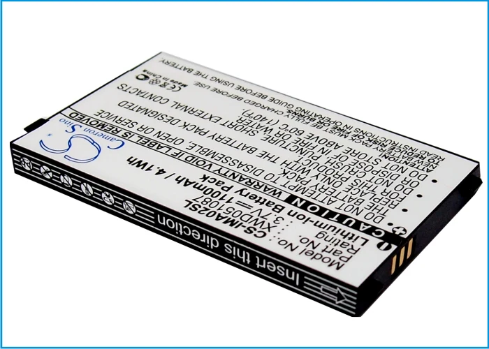 CS-IMA02SL : Battery for DOPOD Pean - Replaces i-mate UF553450U, UF553450Z, XWD051087 and others - Image 2