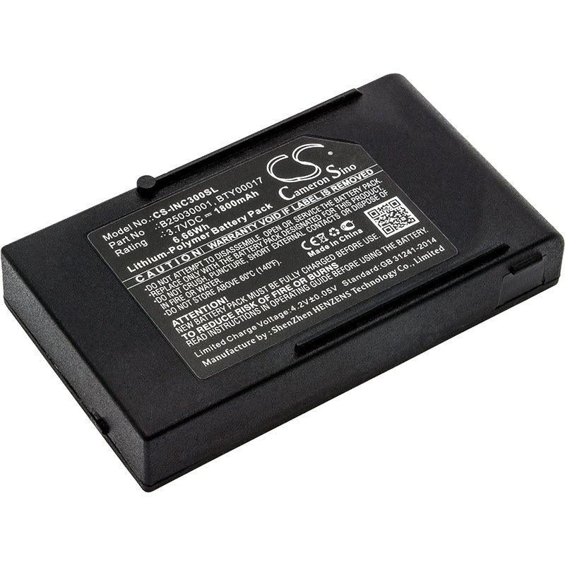 CS-INC300SL : Battery for Ingenico DB Cox3 - Replaces Ingenico B25030001, BTY00017