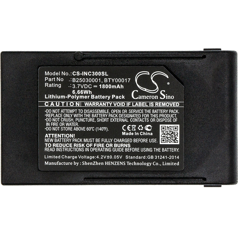 CS-INC300SL : Battery for Ingenico DB Cox3 - Replaces Ingenico B25030001, BTY00017 - Image 5