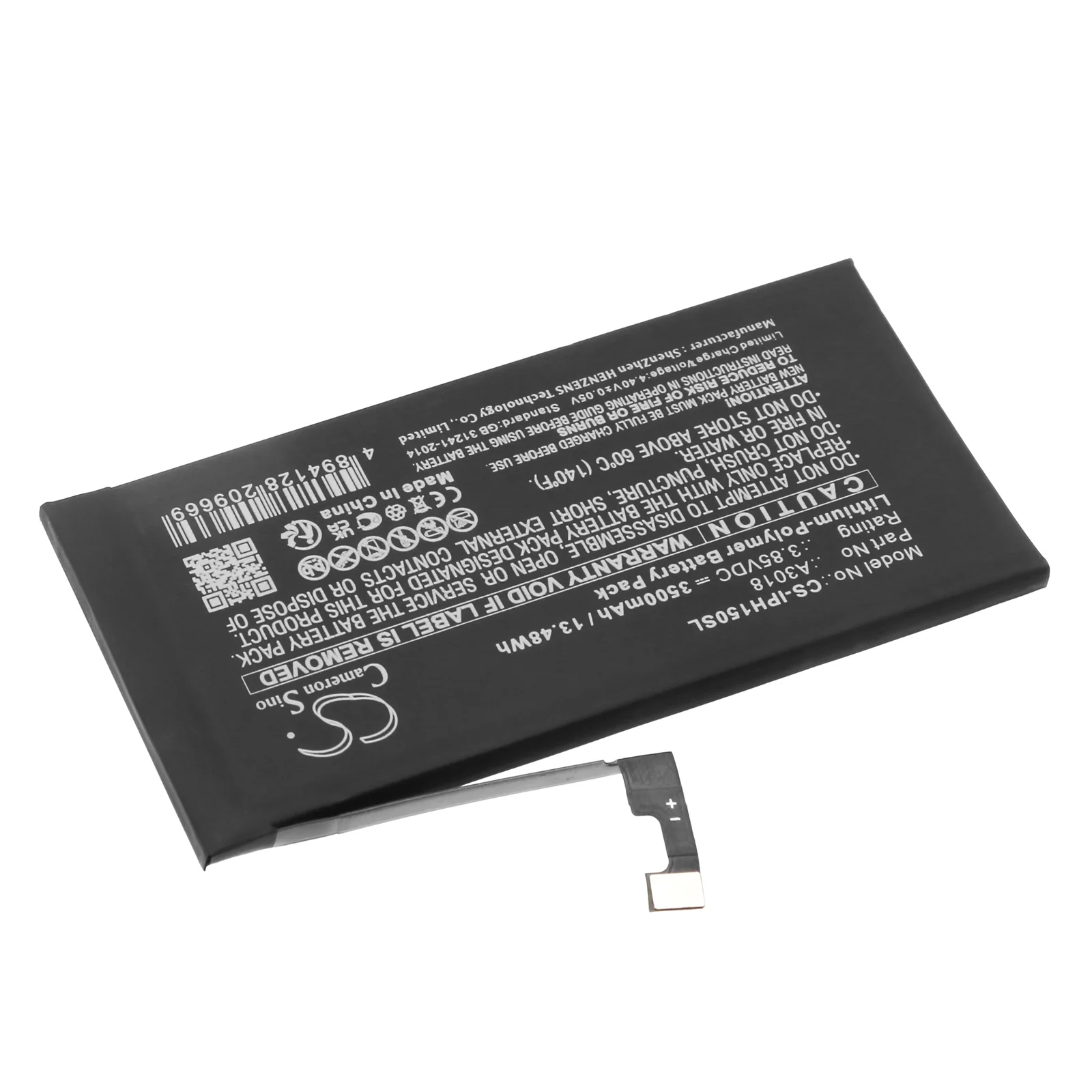 CS-IPH150SL : Battery for Apple iPhone 15 - Replaces Apple A3018 - Image 4