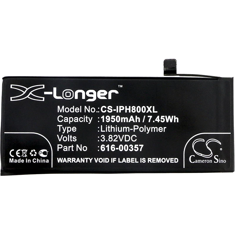 CS-IPH800XL : Battery for Apple iPhone 8, MQ7H2ZP/A, A1863 and others - Replaces Apple 616-00357, 616-00358 - Image 3