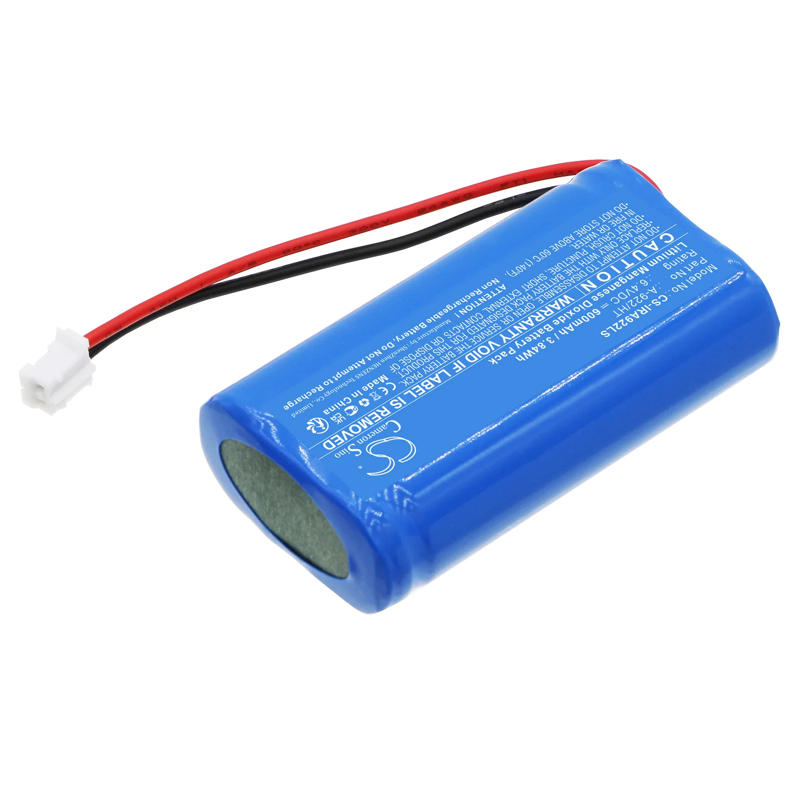 CS-IRA922LS : Battery for IRON LUX E73 417 12 - Replaces IRON LUX A-922/HT - Image 2
