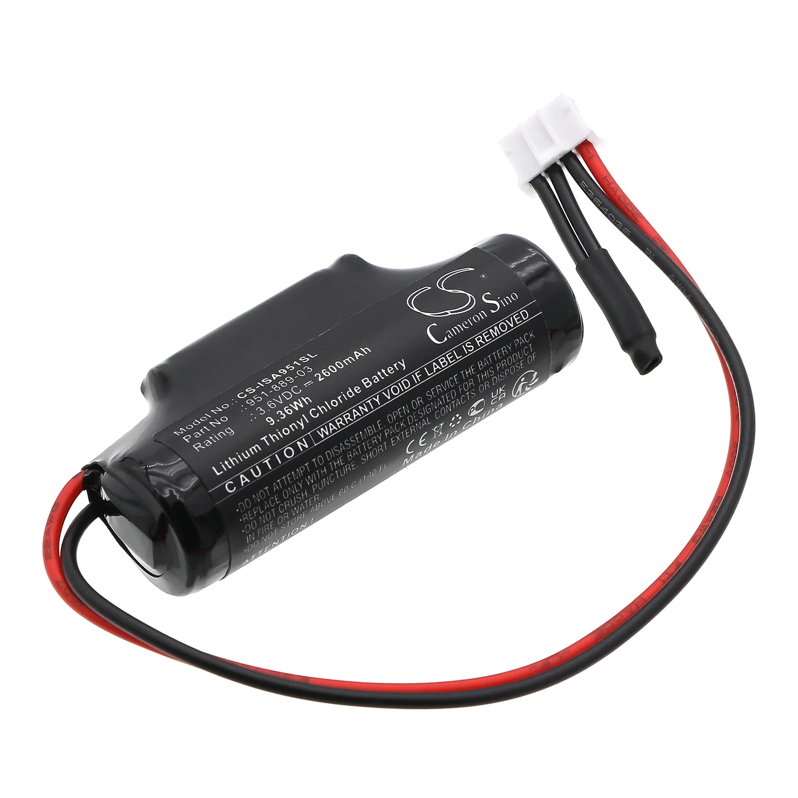 CS-ISA951SL : Battery for ITRON Sparklog 31-50-01.001, Sparklog GSM, Sparklog analog - Replaces ITRON 50103801, 951-889-03 - Image 4