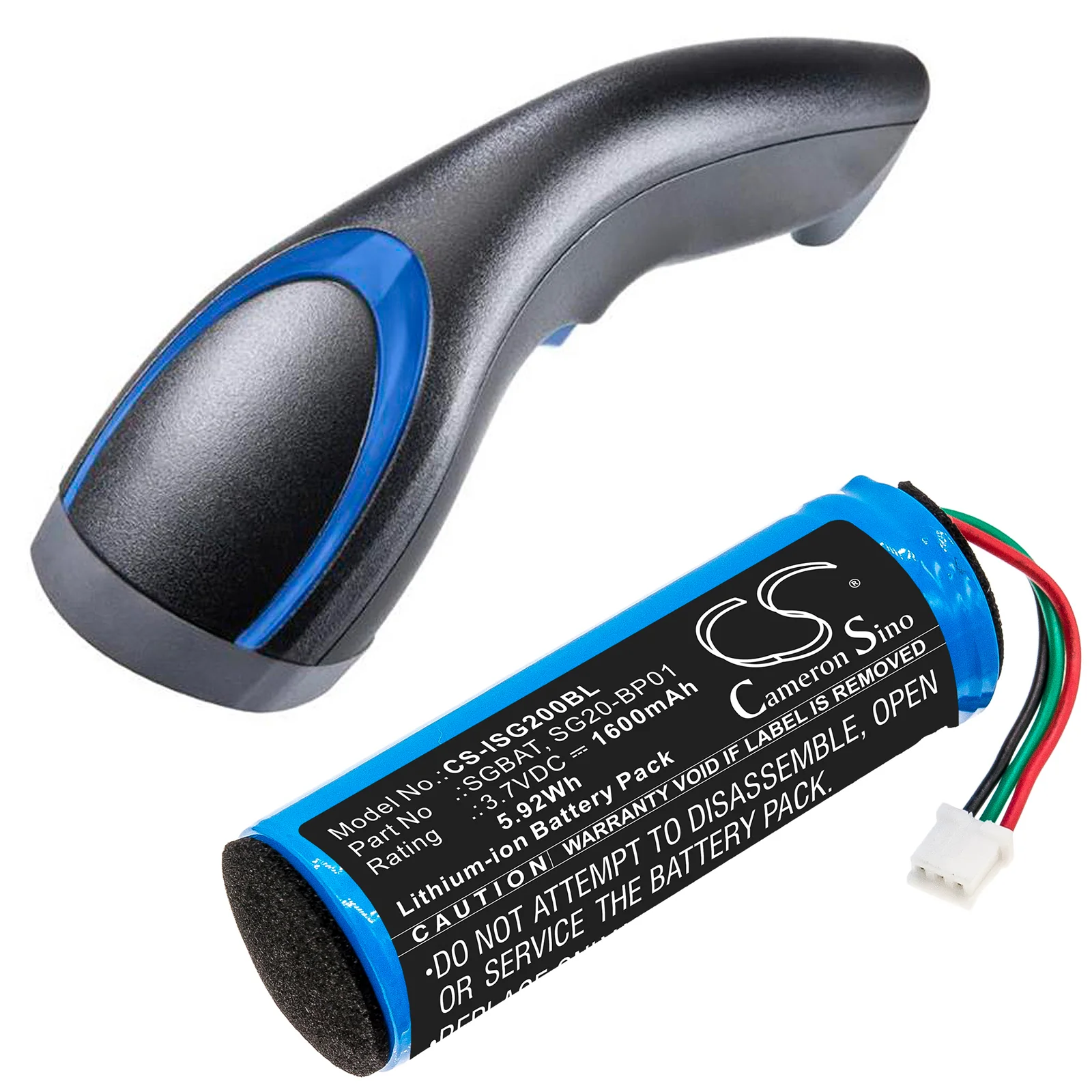 CS-ISG200BL : Battery for Honeywell SG20 - Replaces Intermec SGBAT, SG20-BP01 - Image 6