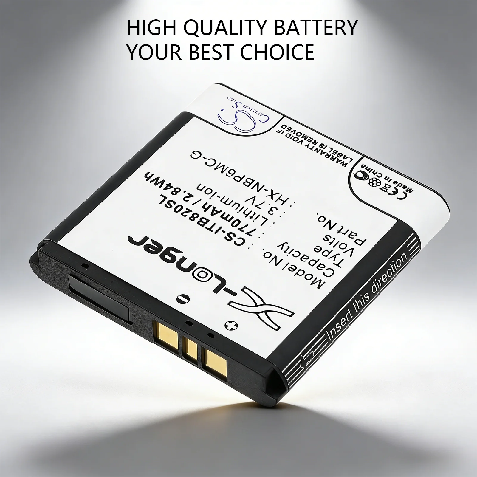 CS-ITB820SL : Battery for i-Blue 820, 821 - Replaces i-Blue HX-NBP6MC-G - Image 2