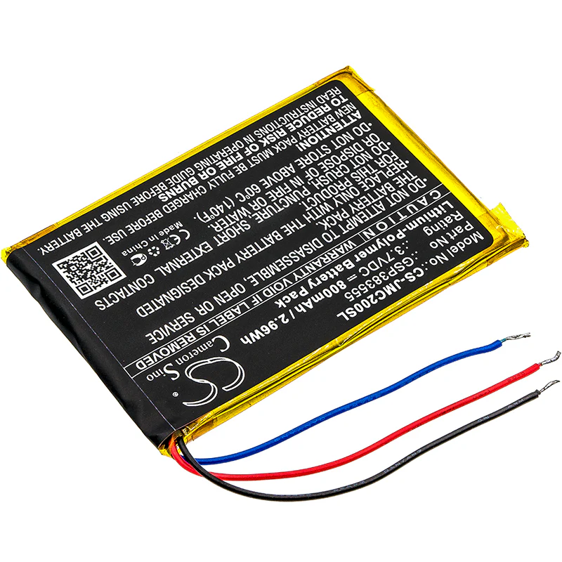 CS-JMC200SL : Battery for JBL Clip 2, Clip 2 AN, CS056US and others - Replaces JBL GSP383555 - Image 2