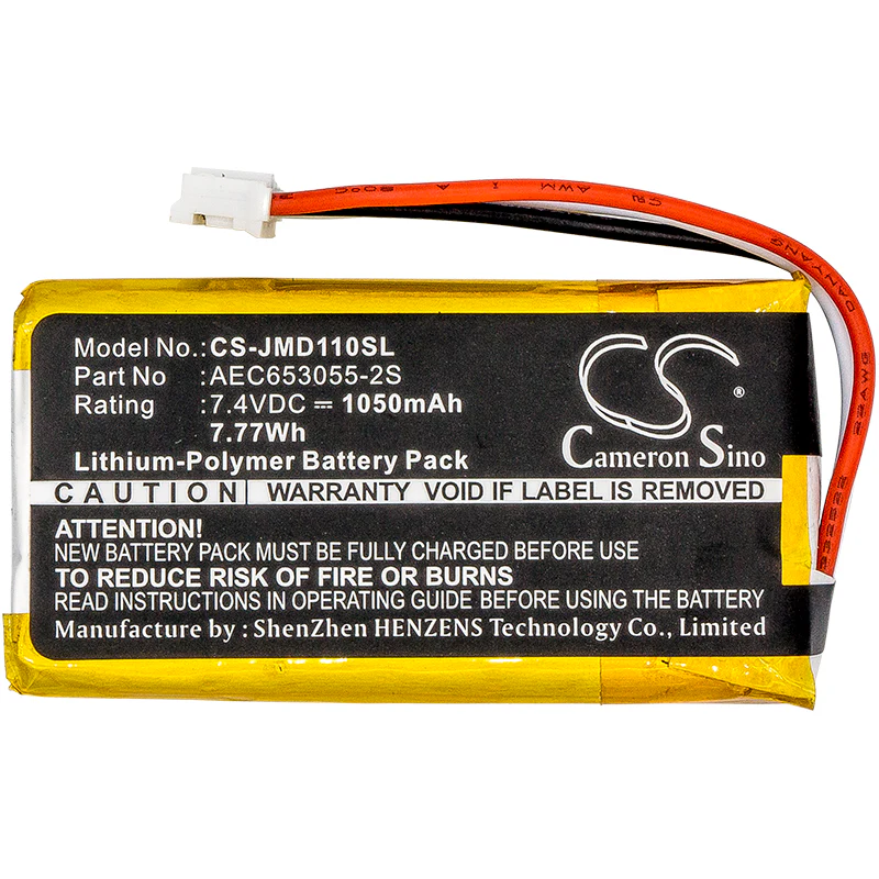 CS-JMD110SL : Battery for JBL Flip, Flip 1 - Replaces JBL AEC653055-2S - Image 3