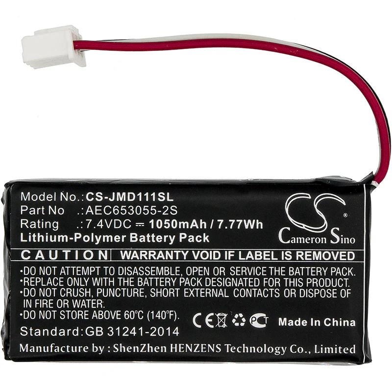 CS-JMD111SL : Battery for JBL Flip, Flip 1 - Replaces JBL AEC653055-2S - Image 3