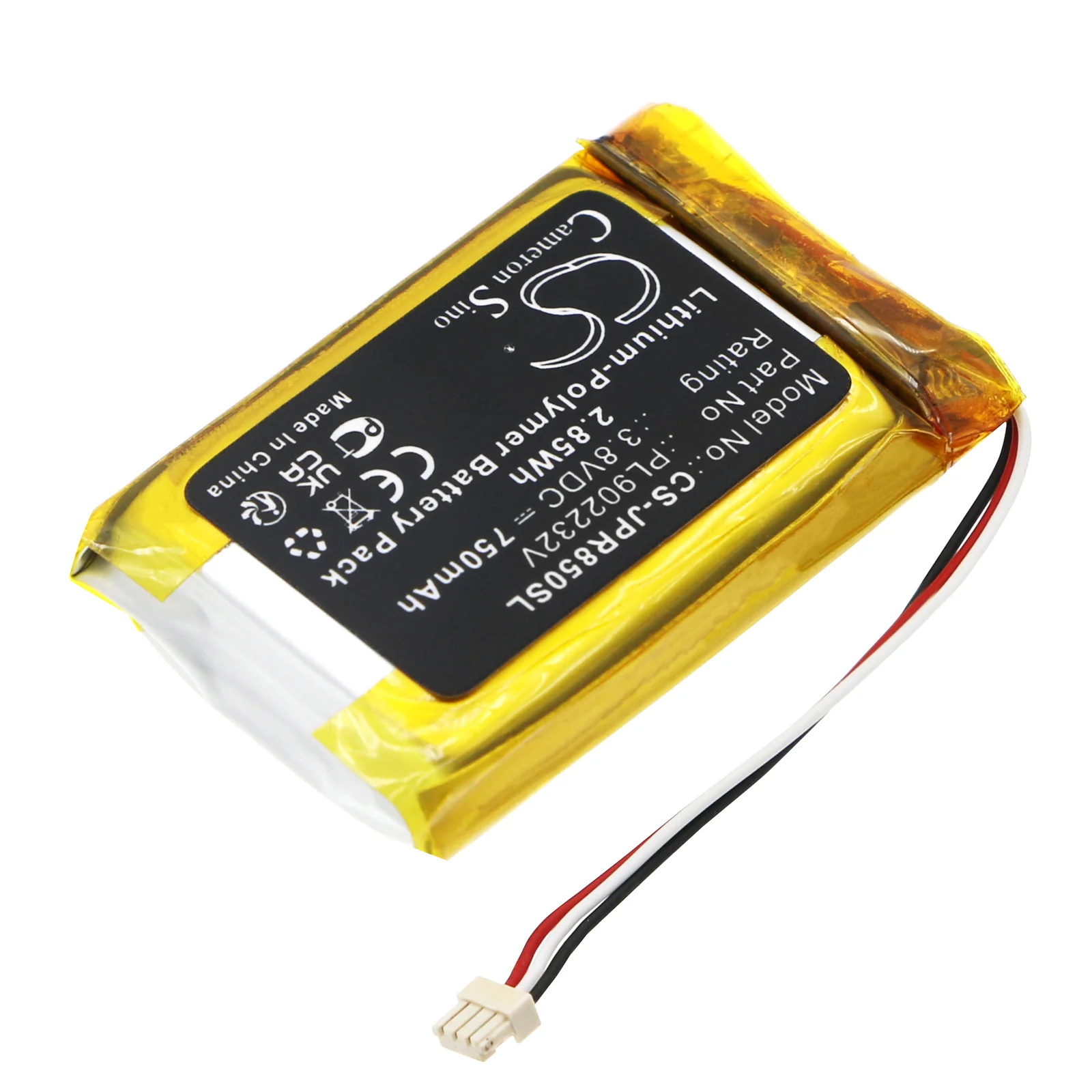 CS-JPR850SL : Battery for Jabra Elite 85t Charging Case - Replaces Jabra PL902232V - Image 3