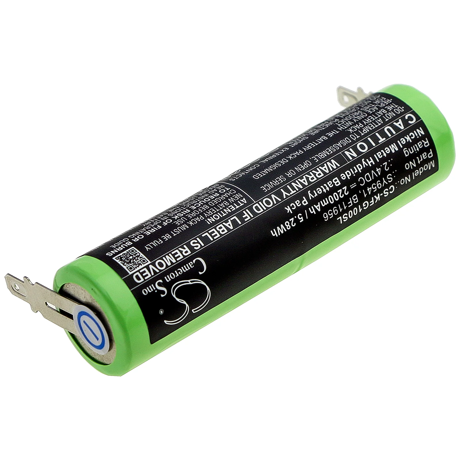 CS-KFG100SL : Battery for Kenwood Grati FG100, FG-100, FG150 and others - Replaces Kenwood SY9541, BF11956 - Image 3