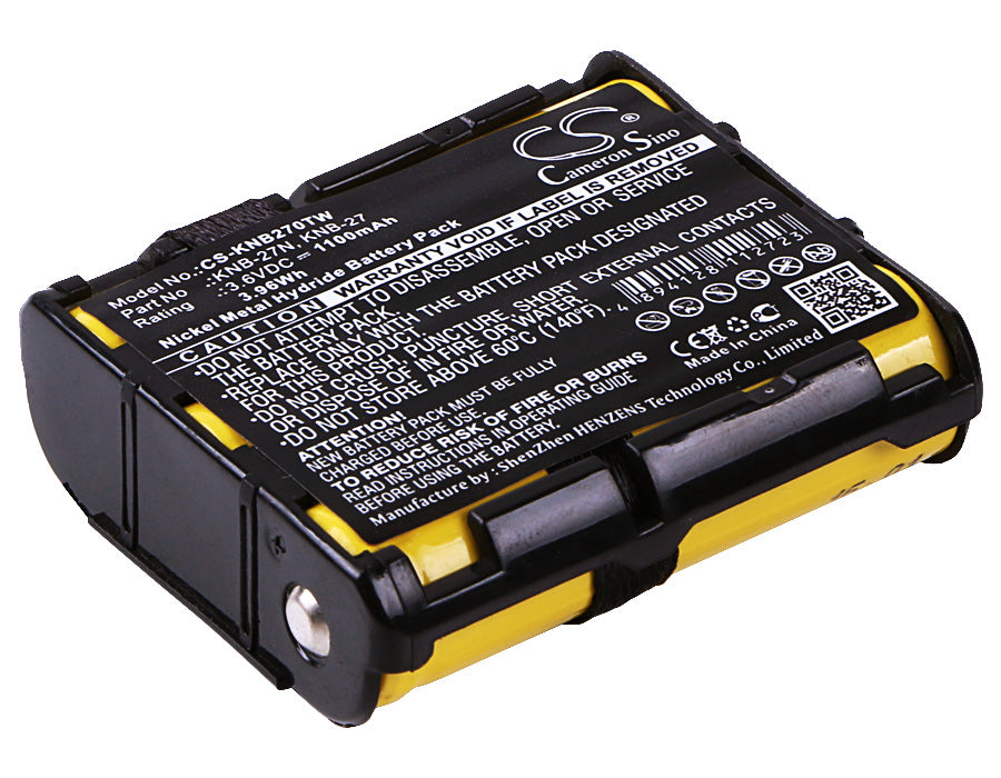 CS-KNB270TW : Battery for Kenwood TK-3130, TK-3131 - Replaces Kenwood KNB-27N, KNB-27 - Image 3