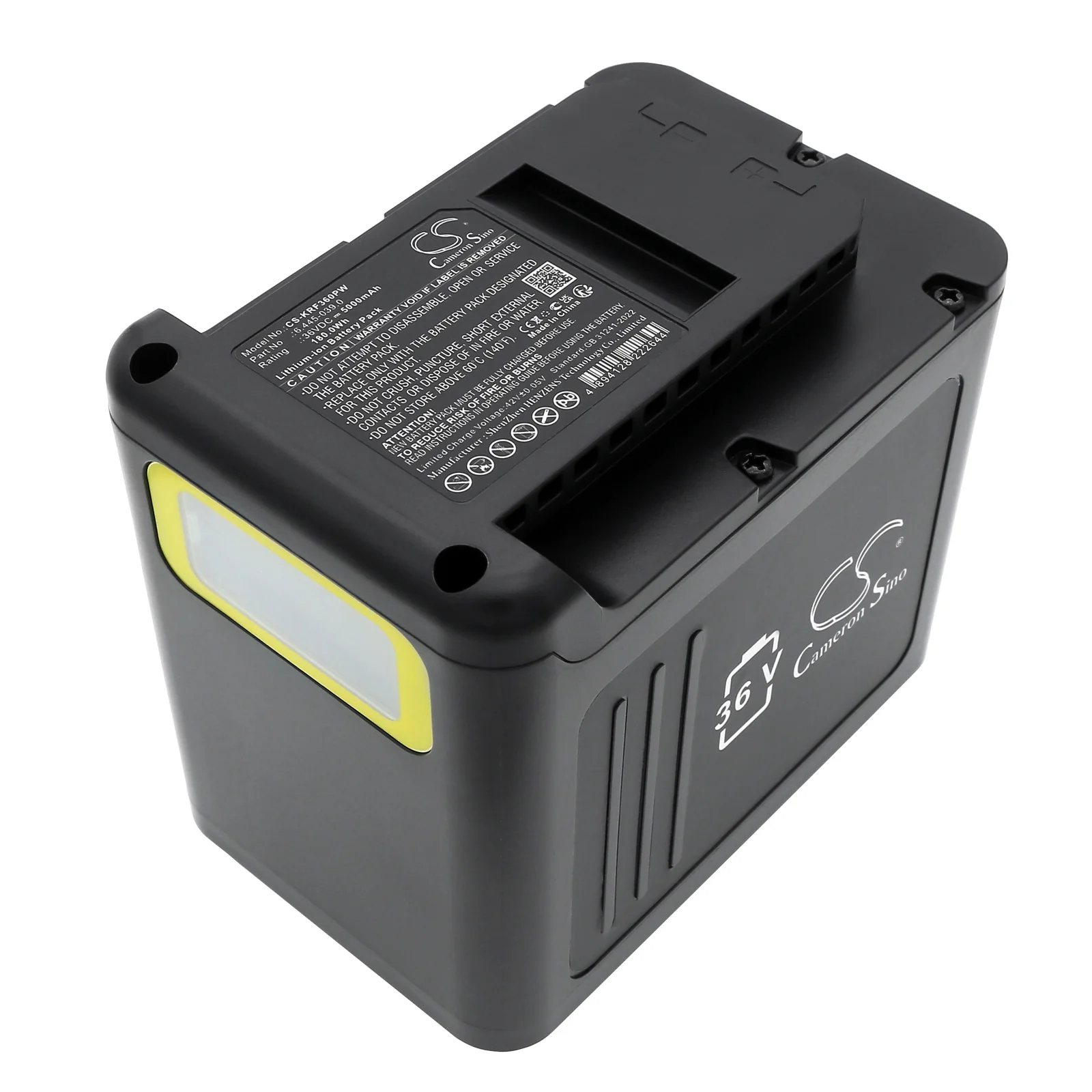 CS-KRF360PW : Battery for Karcher Cordless lawn mower LMO 36-40, Cordless lawn mower LMO 36-46, K2 and others - Replaces Karcher 6.445-039.0 - Image 6